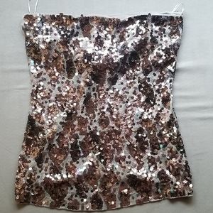 Sequin Tube Top